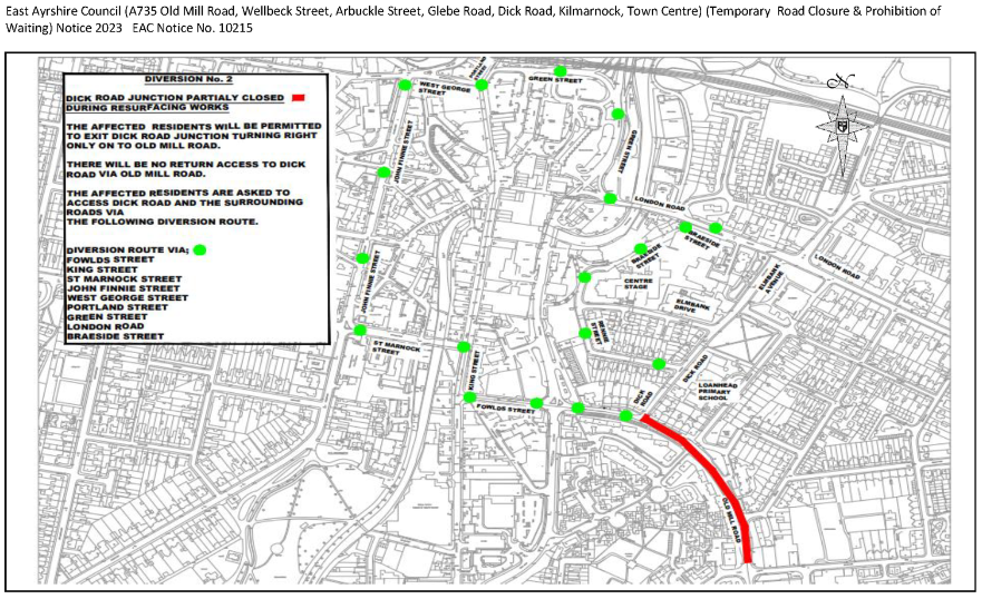 UPDATE Old Mill Road Resurfacing Works Ayrshire Roads Alliance